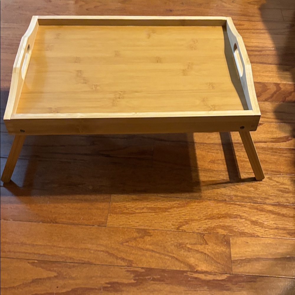 Elegant Bamboo Breakfast Tray